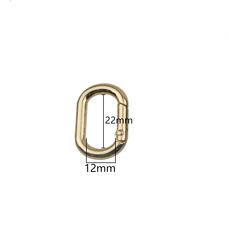 Bag Clasps Oval Rectangular Spring Coil Swivel Clips For 13~40 mm Bag Strapping