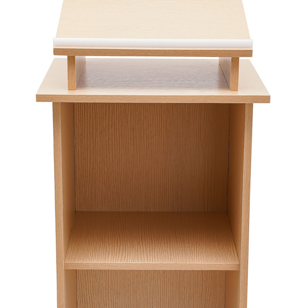 Portable Movable Desk for Presentations | Adjustable Height & Easy Mobility