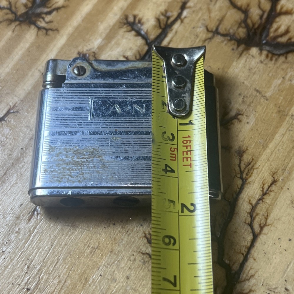 Vintage Working Ronson ADONIS Silver Tone Lighter