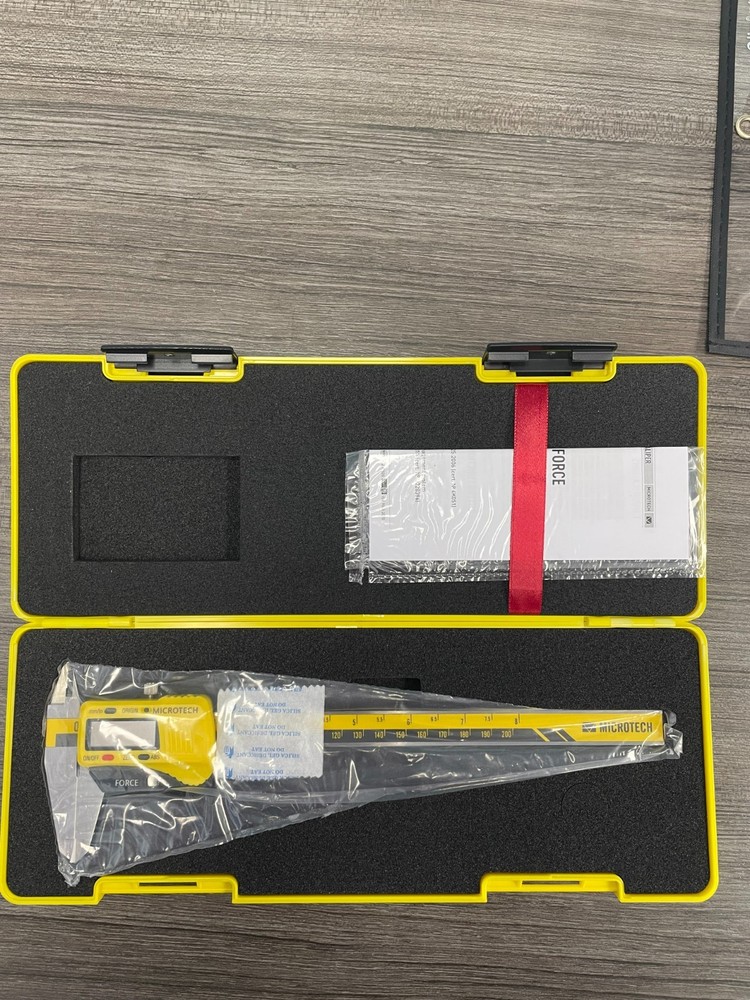 Microtech Precision Force Digital Calipers 8 Inch New with Case
