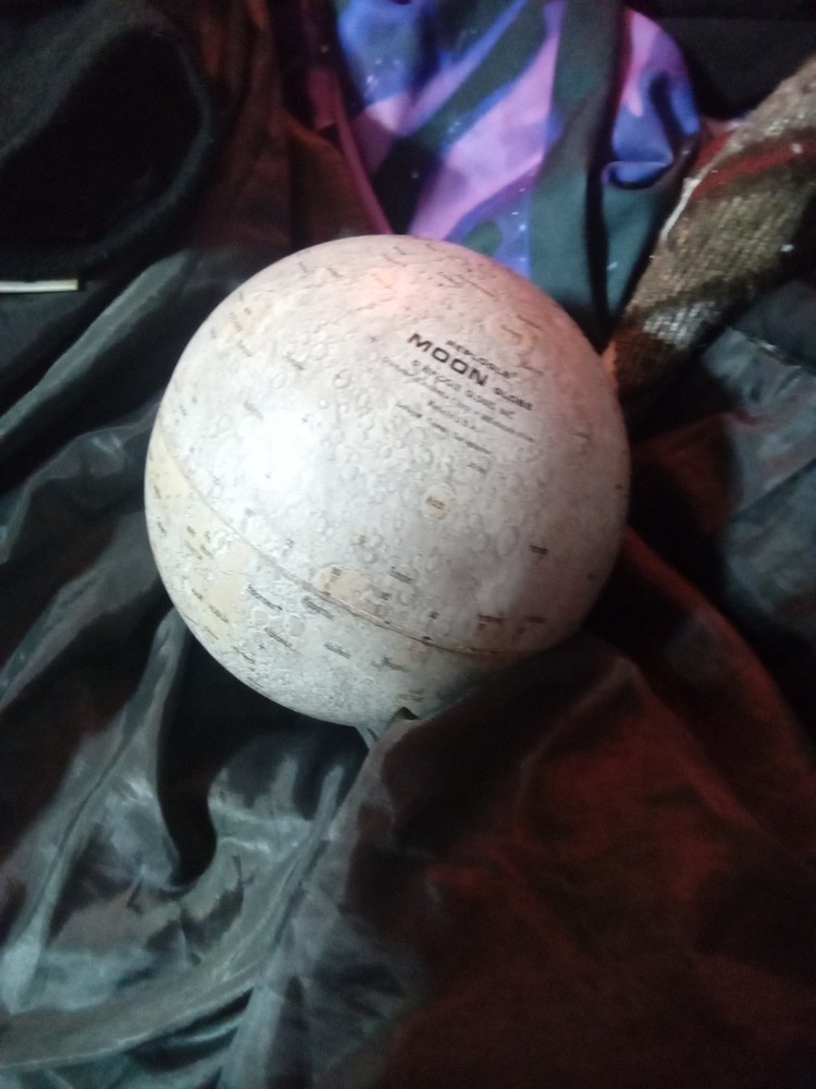 Vintage Replogle Globe The Moon Authentic 6in Model.