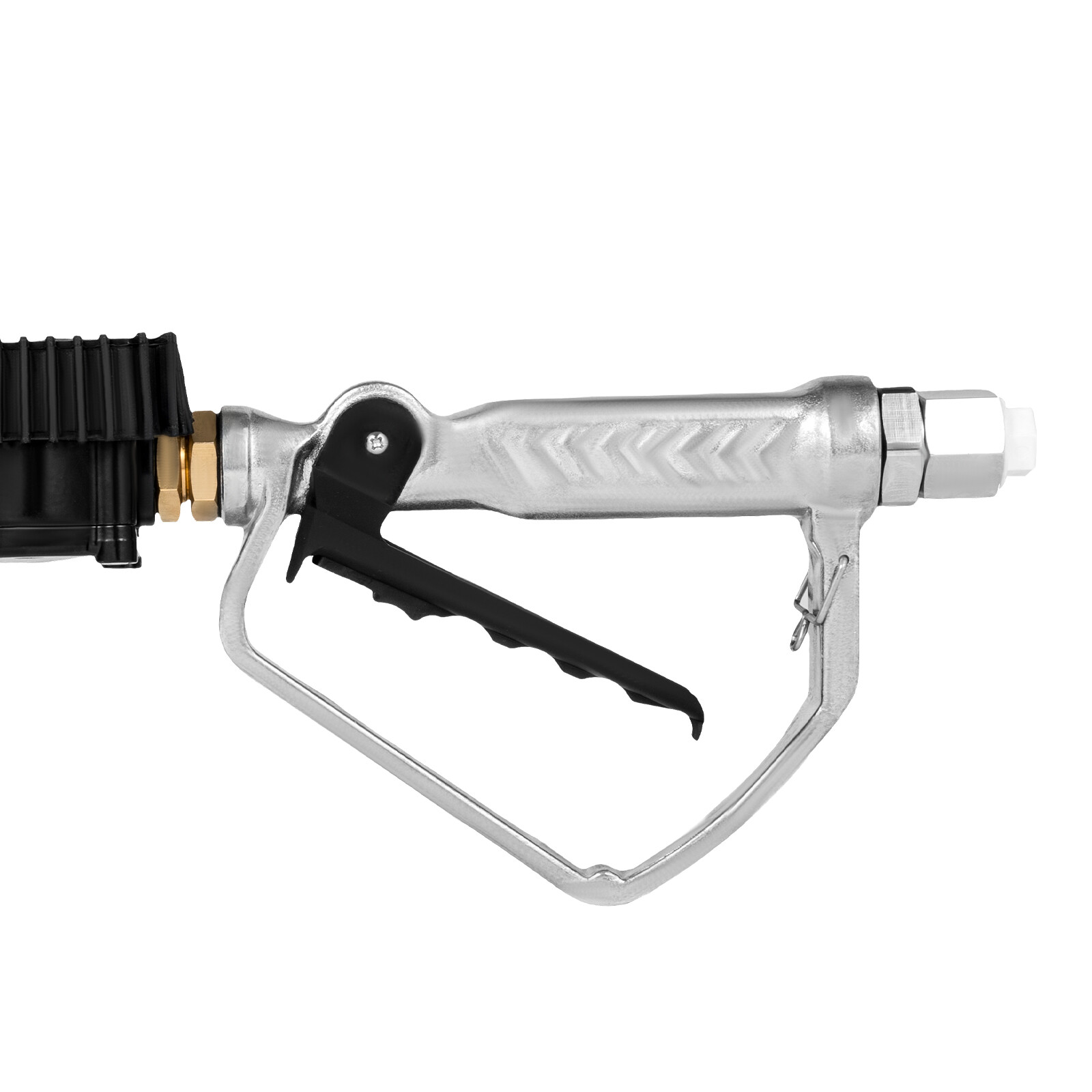 Oil Transfer Delivery Gun Pump Engine Oil Dispenser Nozzle w/ Digital Flow Meter