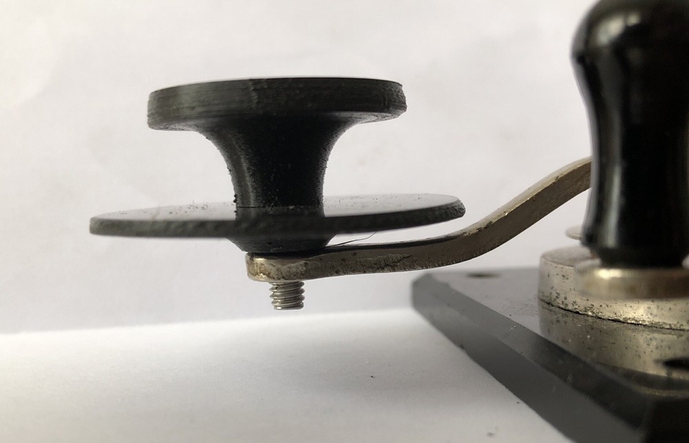 Morse code Navy Style Knob