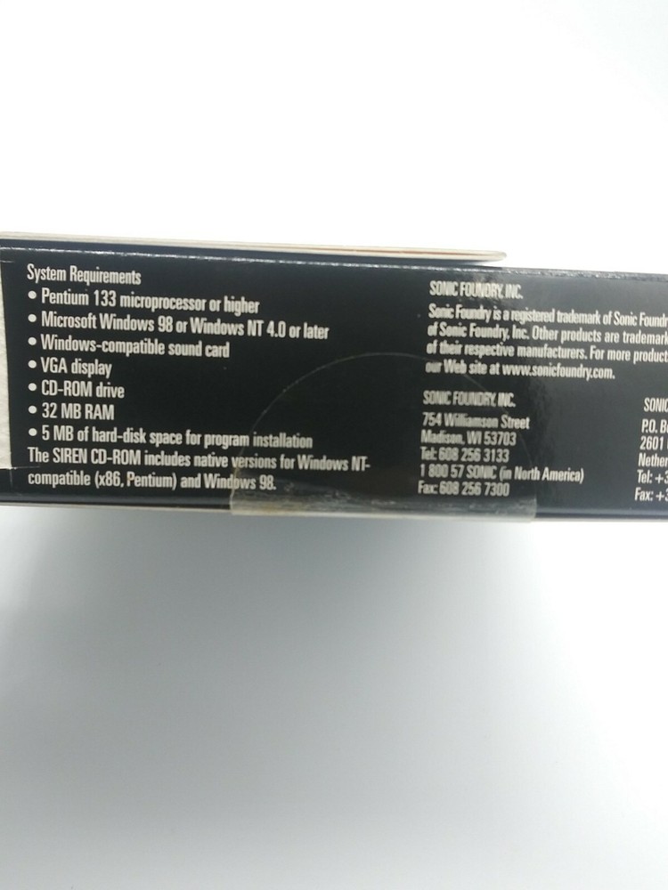 Siren Jukebox Mp3 Burner RIP Record Encode Play Customize CD's Windows Media 99
