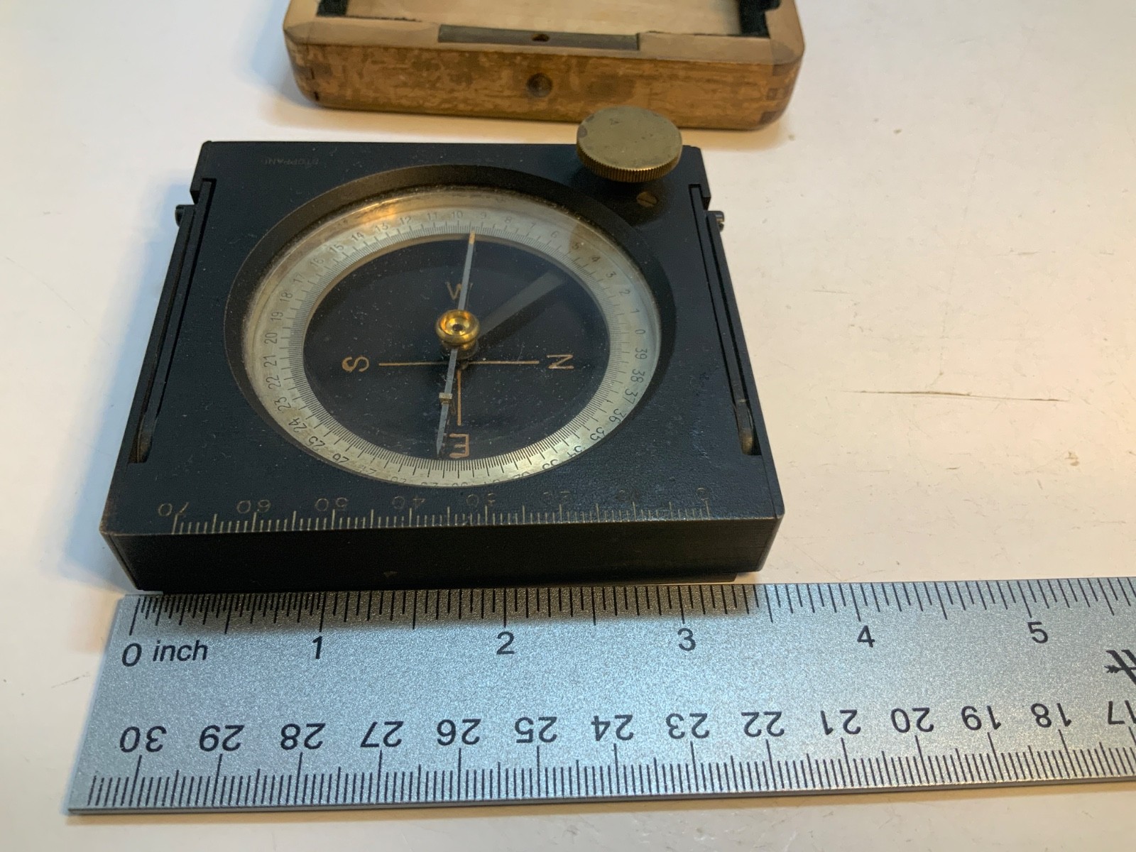 Stoppani Engineering Transit Compass c. late 19th Century Antique