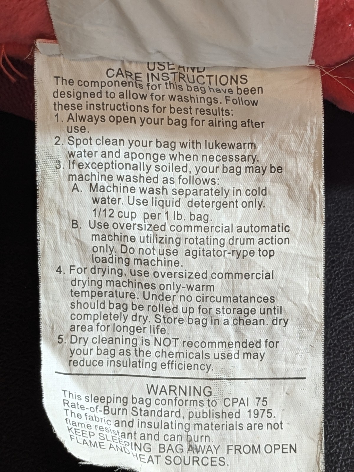 VTG Retro Strawberry Shortcake Kids Sleeping Bag/Backpack Life Is Delicious