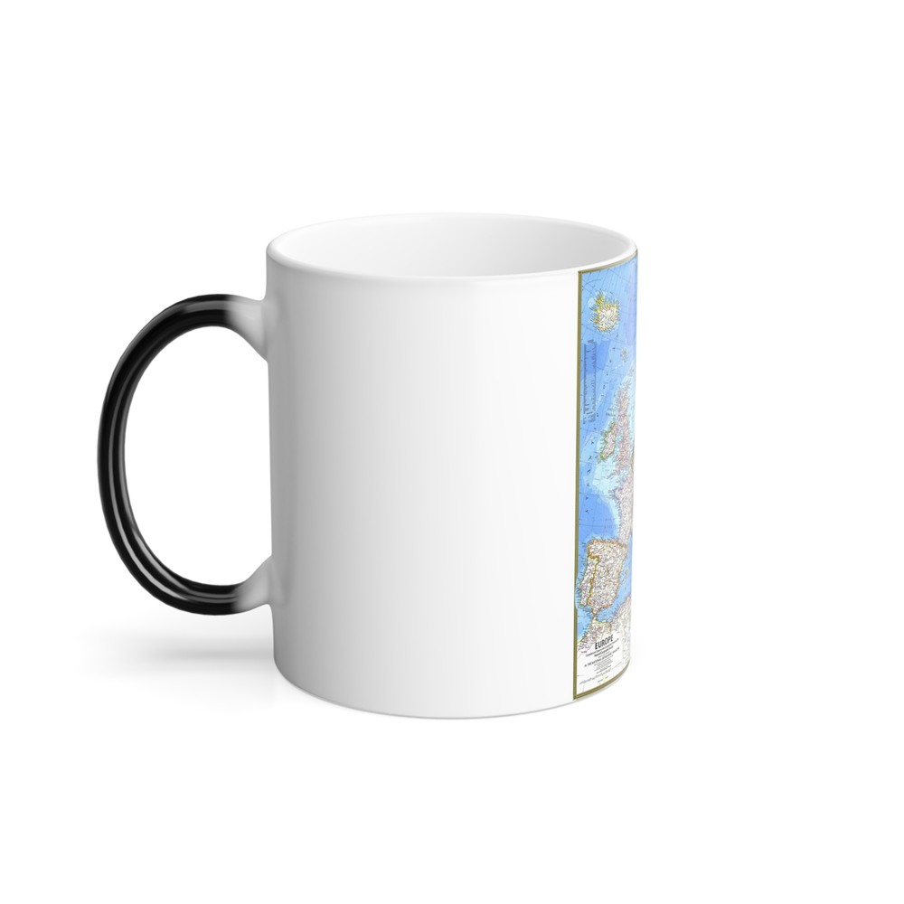 Europe (1977) (Map) Color Changing Mug 11oz