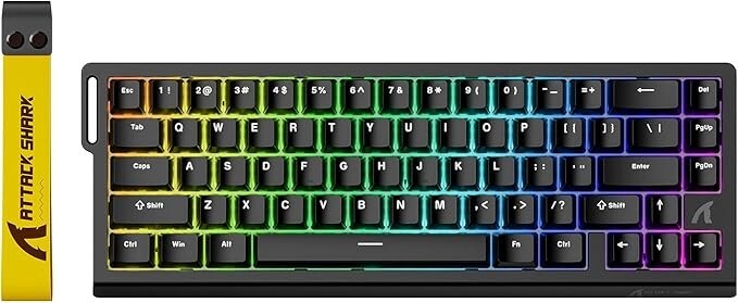 ATTACK SHARK X68 HE Wired Rapid Trigger Mechanical Gaming Keyboard