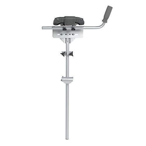Adjustable Platform Walker Crutch Attachment - Lightweight, Silver, Ergonomic De
