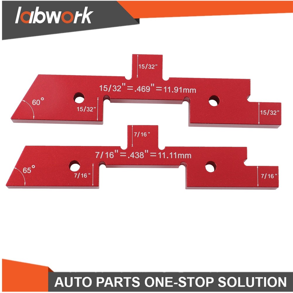 Labwork 14 Pcs Router Table Setup Bars Precision Aluminum Setup Blocks