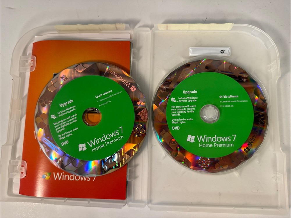 Microsoft Windows 7 Home Premium - Open Retail Box - Untested