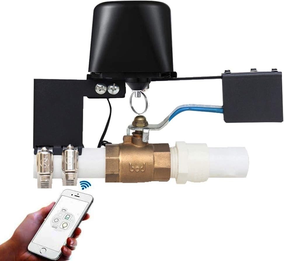 Compact Smart Water Valve with Remote Control - Compatible with iOS/Android