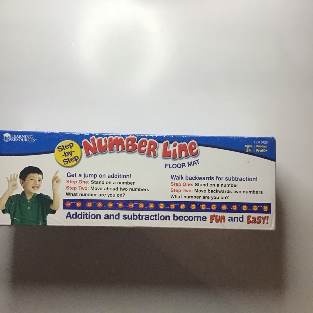 Learning Resources, Math Counting Step-by-Step Number Line 1-20,