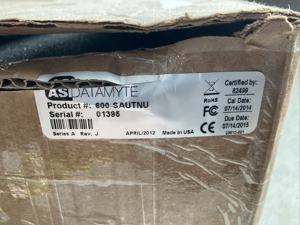 ASI DATAMYTE 600-SAUTNU HANDHELD DATA COLLECTOR