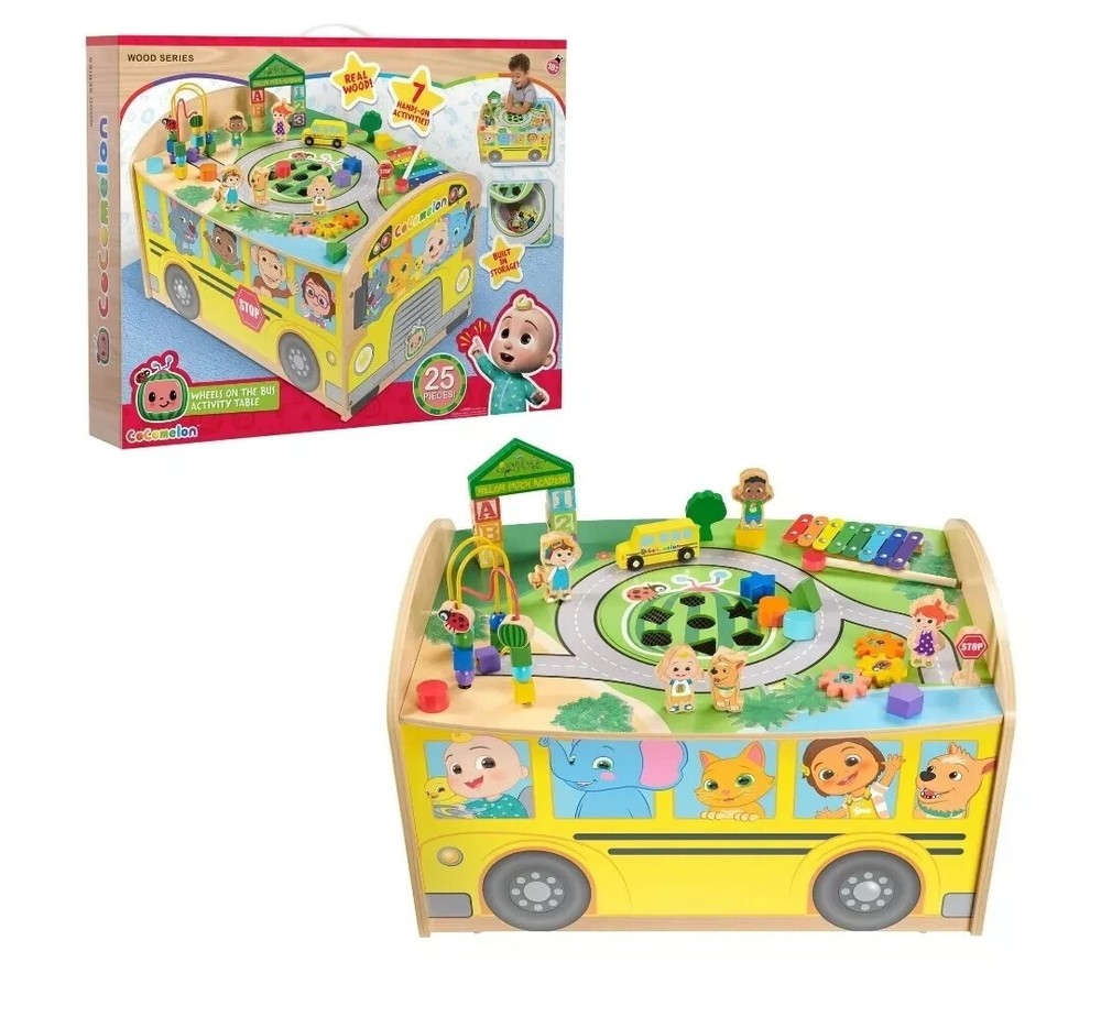 Wooden Cocomelon Activity Table
