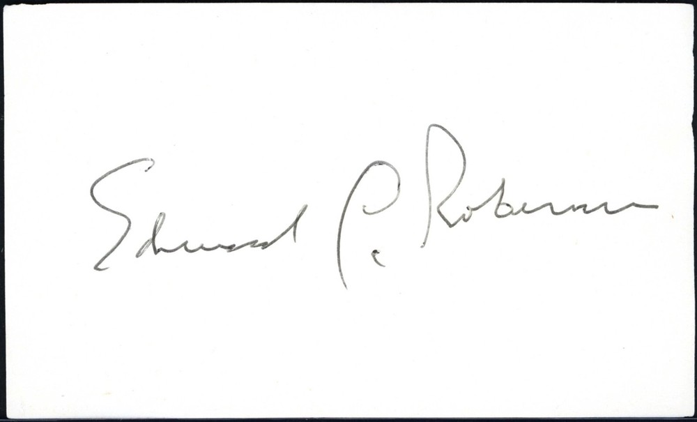 Edward G. Robinson Autograph