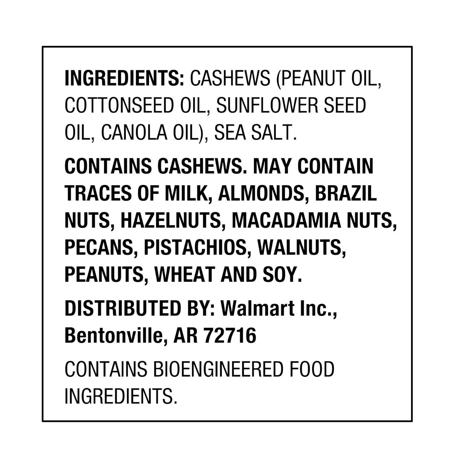 ( 2 PACK ) Great Value Deluxe Whole Cashews, Salted, 16 oz