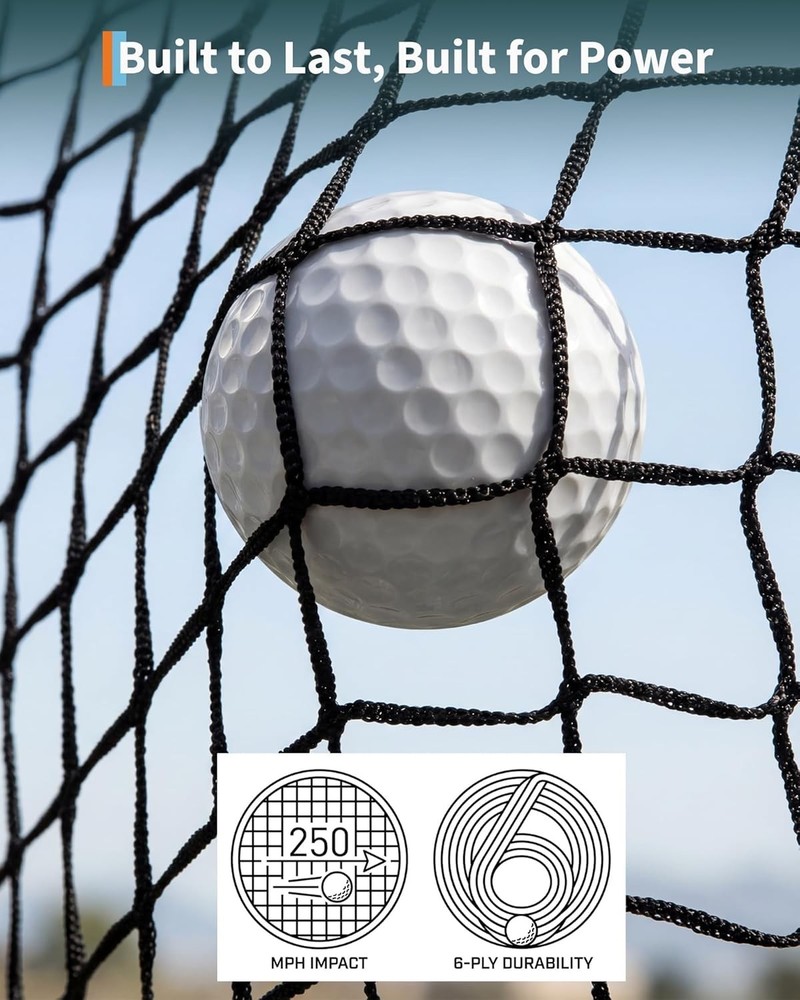 Golf Hitting Net with Simulator Screen,10x8x5.7ft Golf Practice Net Frame Set