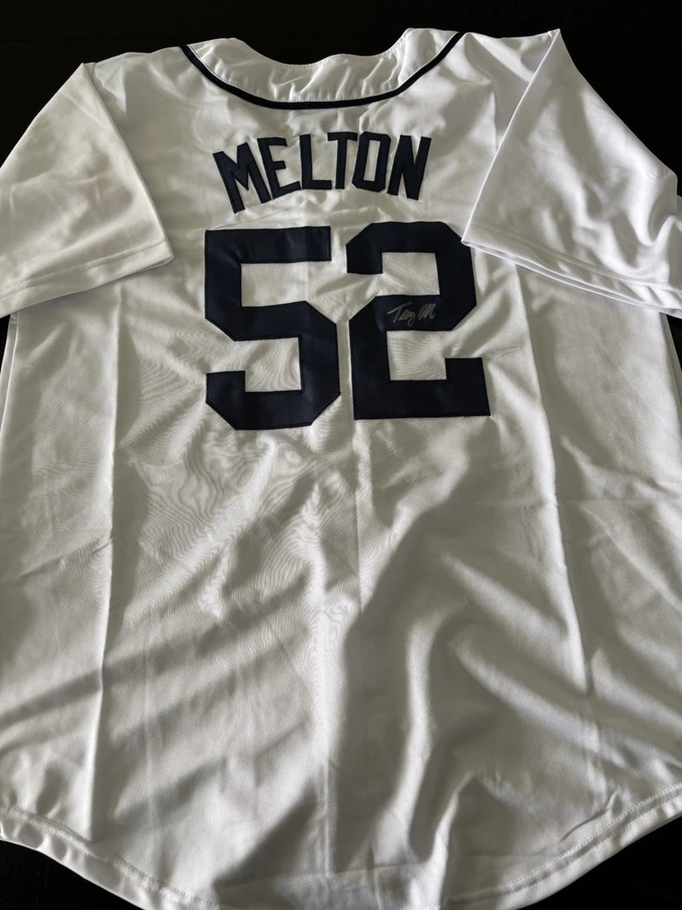 Tigers Troy Melton signed Jersey W/COA