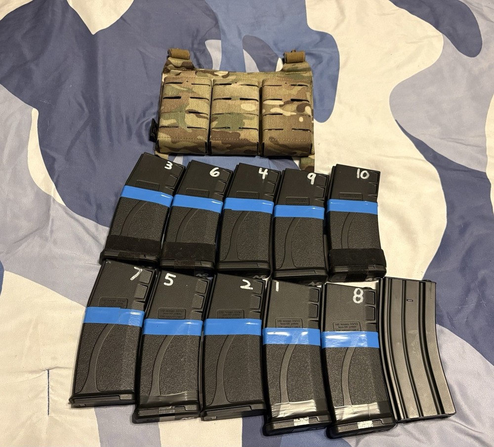 Airsoft M4 Mid Caps Set & Placard