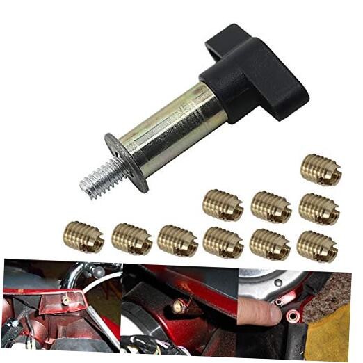 Replacement Kit for Batwing Fairing Windshield Threaded Brass Inserts