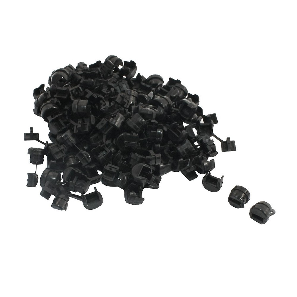 100 Pcs Wires Protectors Strain Relief Bushing for 7mm Width Flat Cables