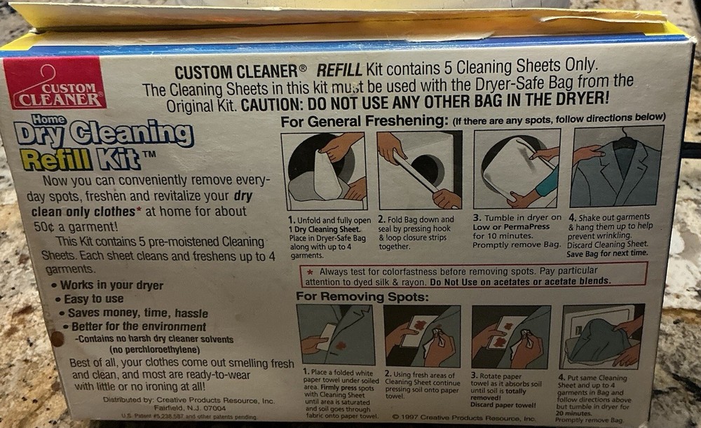 Vintage Custom Cleaner Dry Cleaning Kit