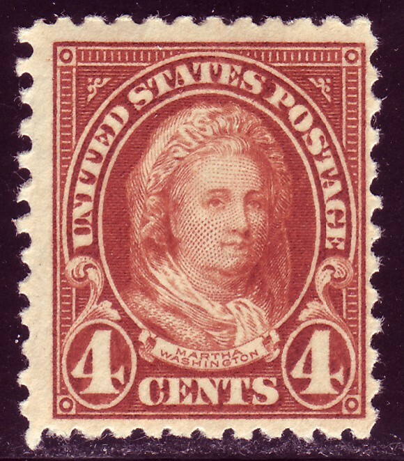 #556 MARTHA WASHINGTON. FLAT PRESS. MEDIUM FINE 3.  OG. SCV $16