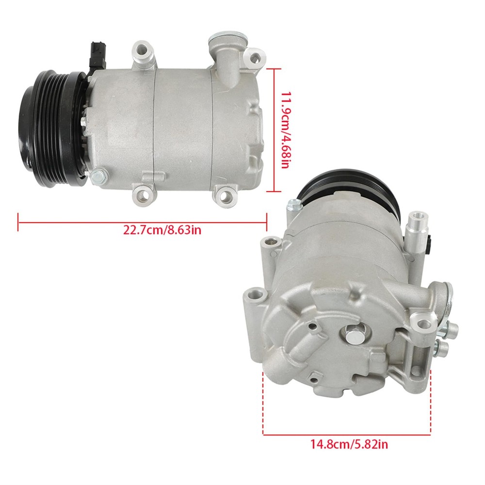 Air Conditioning Compressor with Clutch Replacement for Focus II 2004-2012