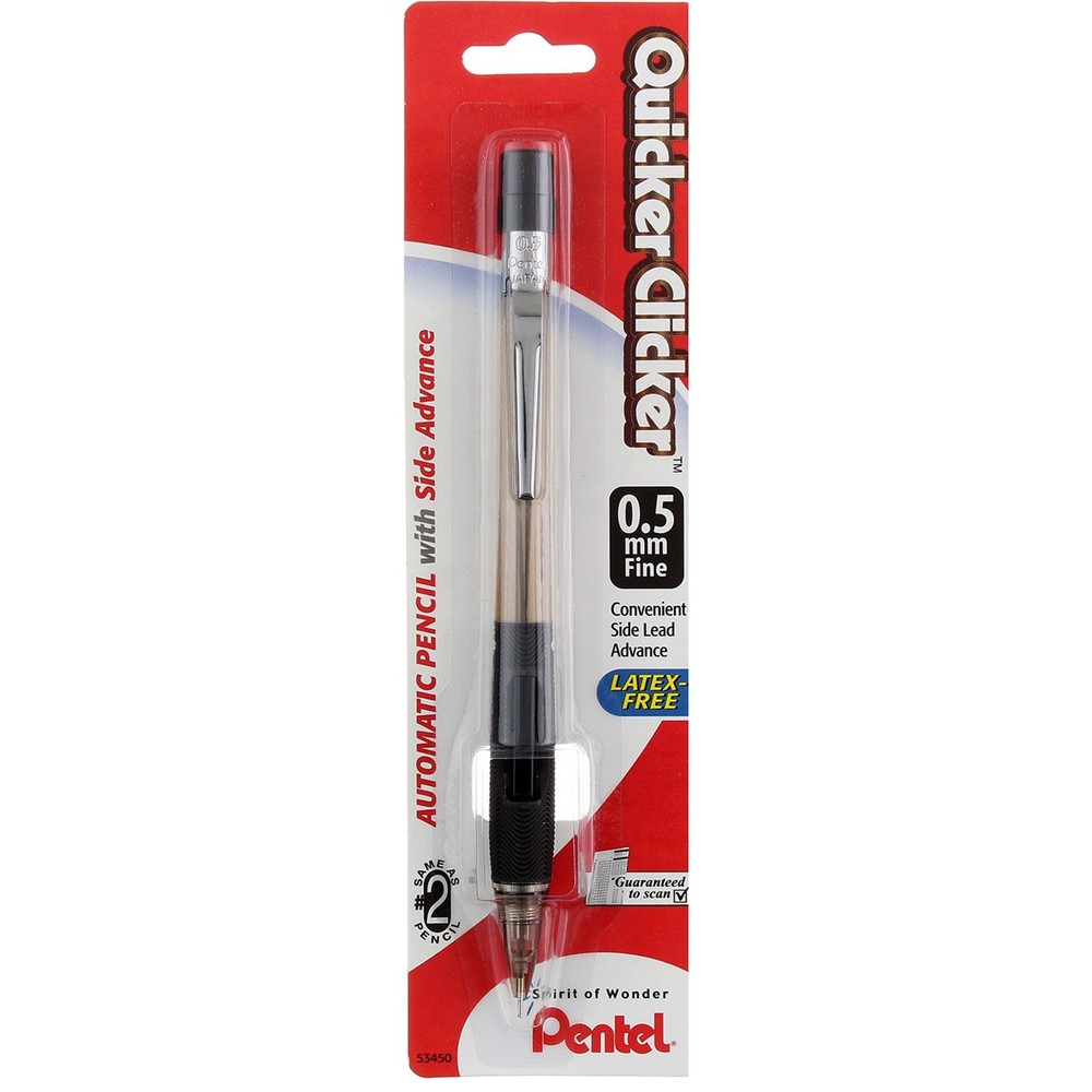 3 Pack Pentel Quicker Clicker Automatic Pencil Fine 0.5 oz