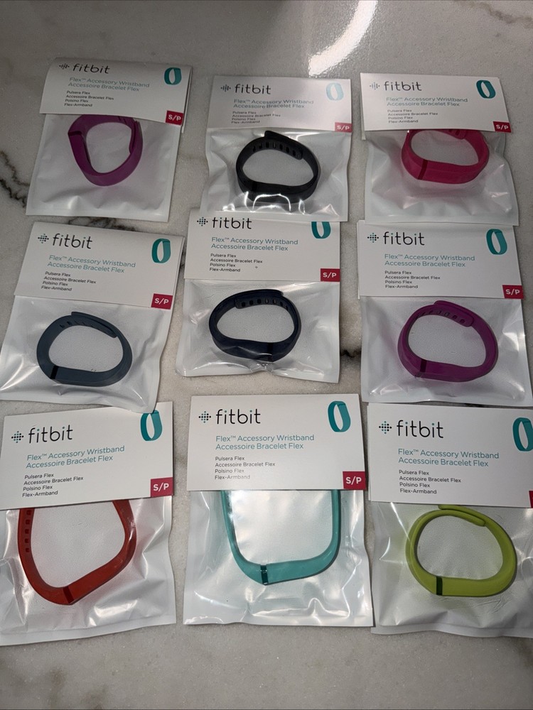 9 Fitbit Flex Accessory Wristbands unopened Packages