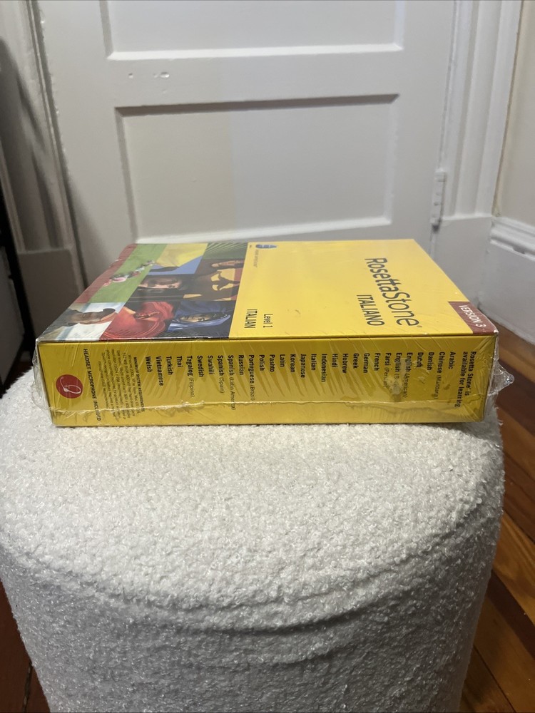 Rosetta Stone, Italian, Level 1, Version 3, WIN/MAC CD-ROM, Personal Edition