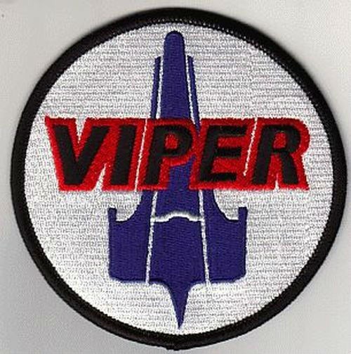 BSG VIPER PILOT - HOOK VEL-KRO - PATCH - BSG03V