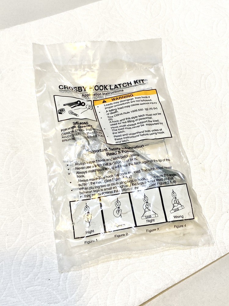 CROSBY HOOK LATCH KIT SS-4055