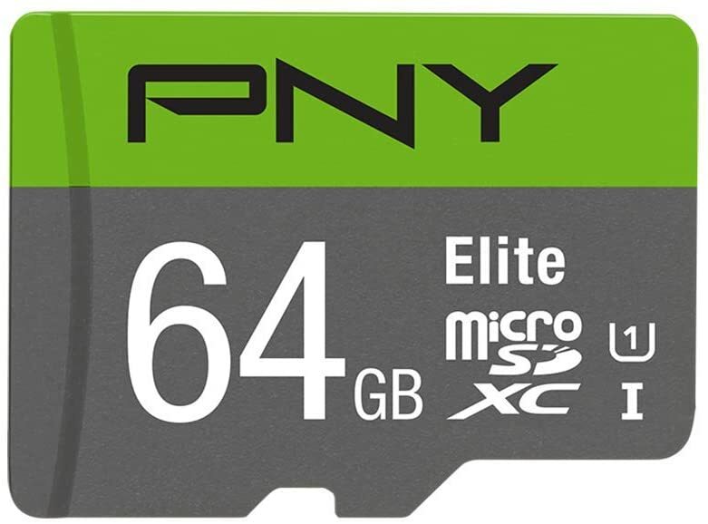 PNY Elite 64GB Class 10 U1 microSDXC Flash Memory Card