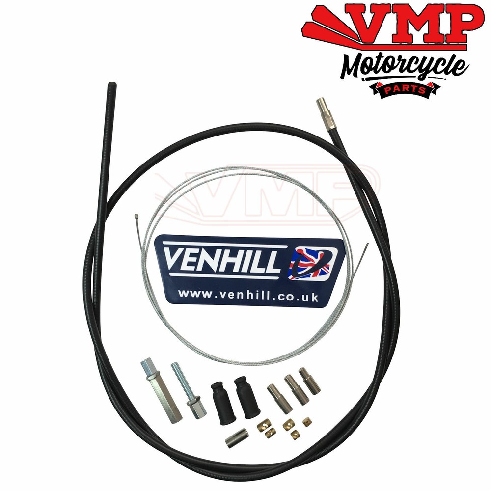 Venhill Universal Throttle Cable Kit 1.35 M Long 6mm Outer