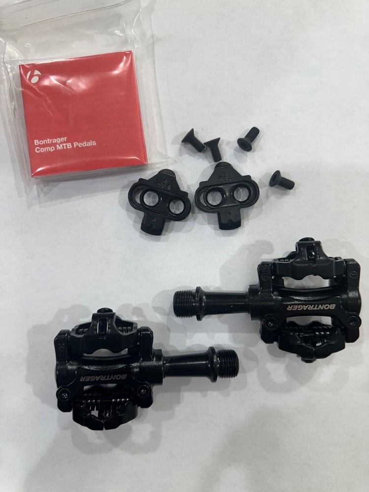 Bontrager Comp SPD compatible MTB pedals - NIB with cleats!