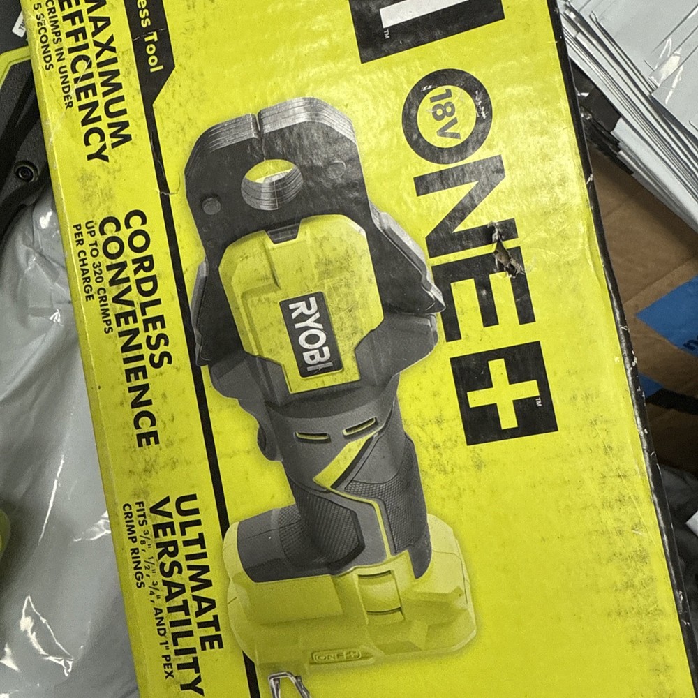 Ryobi ONE + PEX Crimp Ring Press Tool - Tool Only