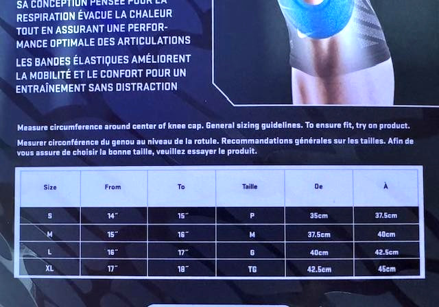 Nike Advantage Knitted Knee Sleeve Adult Large Black/Grey