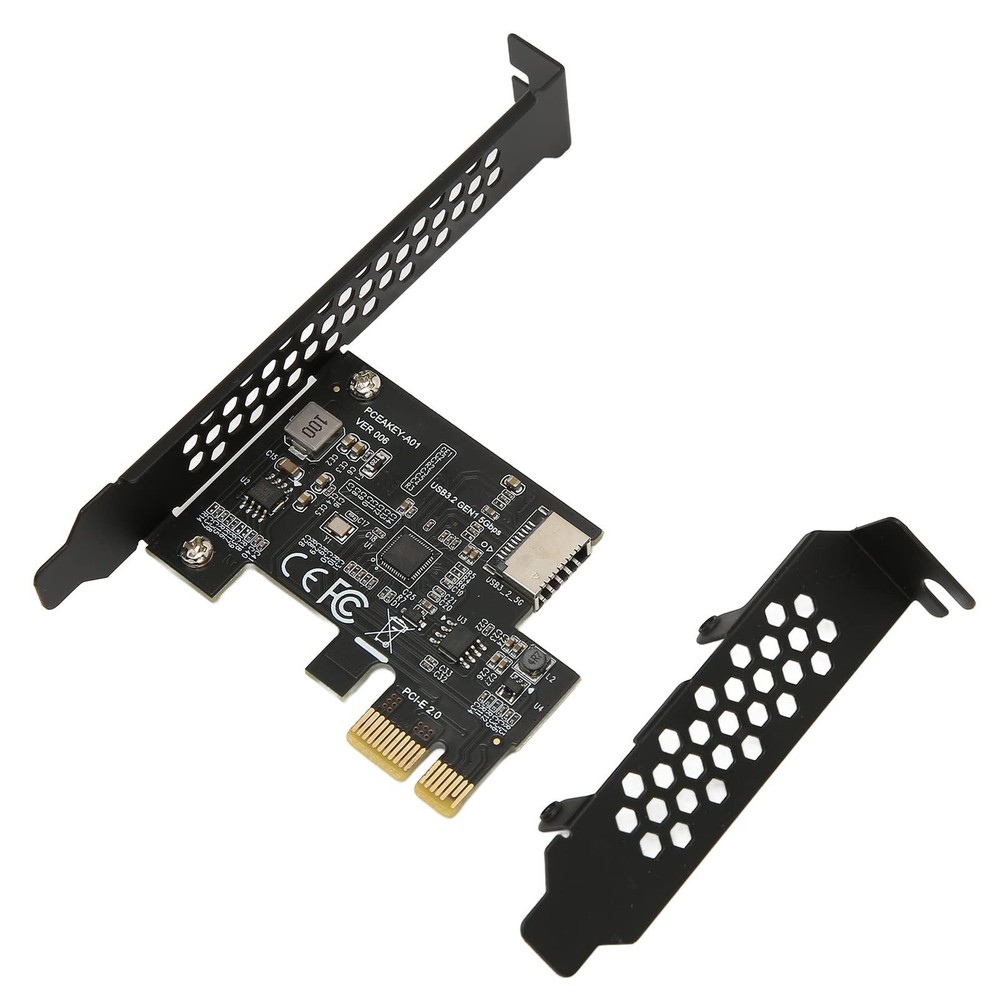 PCIe To USB 3.2 Expansion Card 5Gbps Type C Front Panel Adapter X1 To Type E