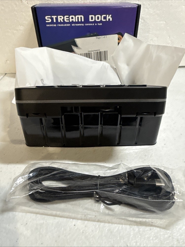 Stream dockStream Dock Streaming Console & Hub customizable LCD Macro keys