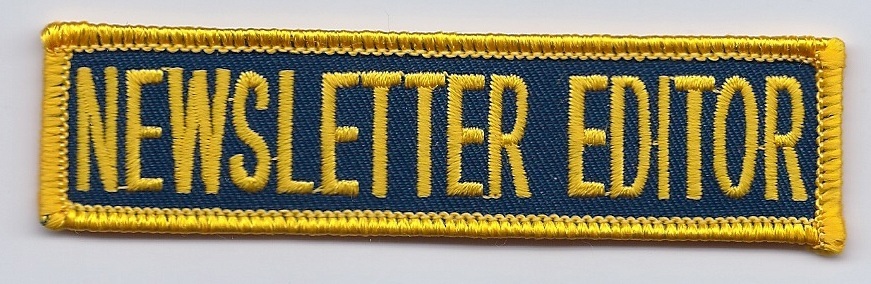 Patch - Tab - Newsletter Editor BC Patch Cat No C7004