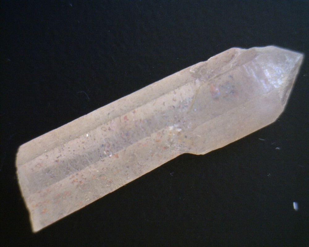 Red Fire Lepidochrocite in Quartz Scepter Crystal Madagascar r815f
