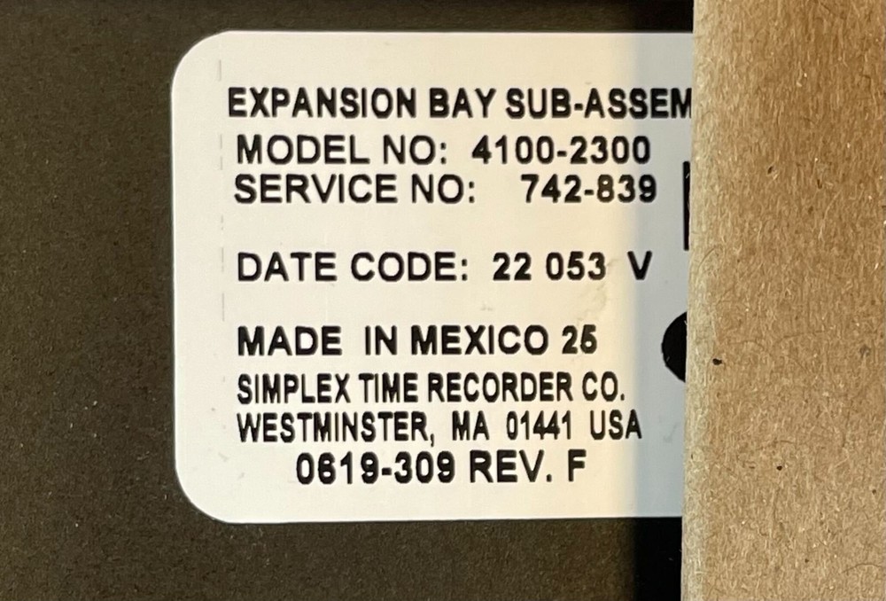 Simplex 4100-2300 - Same Day Shipping (SEALED)