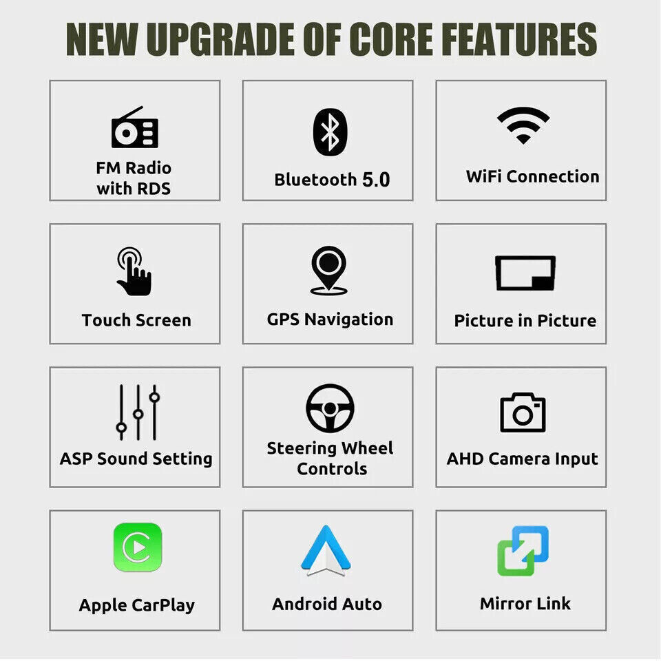 Android 13 Carplay Car Stereo Radio GPS WIFI For Honda Civic 2016-2020 Head Unit