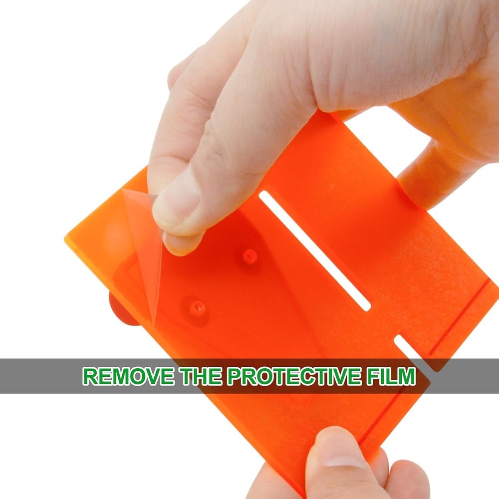 Simple & Effective Wall Box Template with Integrated Level - No Measuring Needed