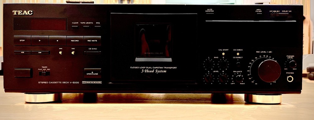 TEAC V-5000 tape deck 3 head