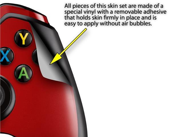 Ripped Colors Black Red Skin for XBOX One Controller