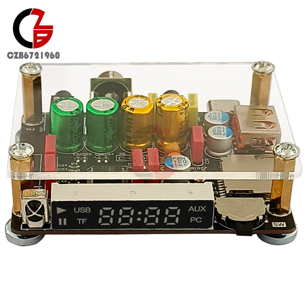 ZK-DAM-K1 Bluetooth U Disk Sound Card TF Decoder Board Front DSP Tuning Type-C