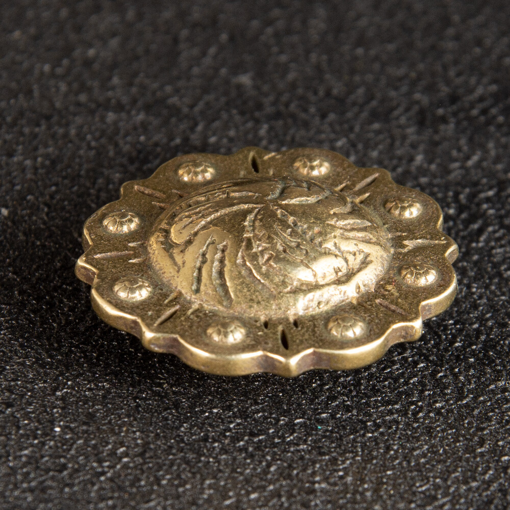 Floral Concho Screw Back Ornament